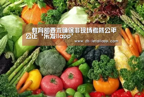 教育部要求确保非现场考核公平公正‘乐发llapp’(图1) 乐发llapp